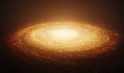 Straight-on texture of warm halo glow expanding evenly in circular form