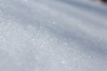 Obraz premium White snow texture background. Winter natural backdrop with fresh snowfall and cold seasonal atmosphere.