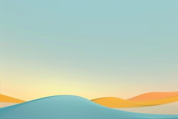 Fototapeta premium sunset in desert