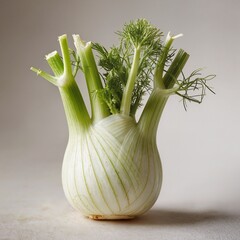 Fresh Fennel Bulb with Fronds
