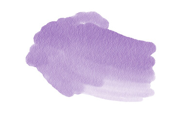 Purple Watercolor Blob Texture Soft Abstract Paint Stain Isolated paper texture