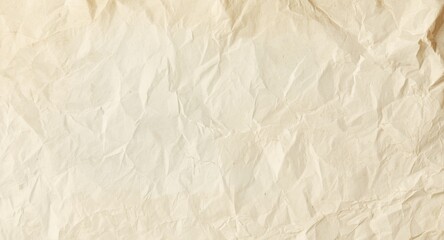 Old torn paper texture with crinkled white surface and vintage collage empty copy space