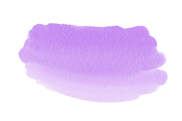 Fototapeta premium Purple Watercolor Blob Texture Soft Abstract Paint Stain Isolated paper texture