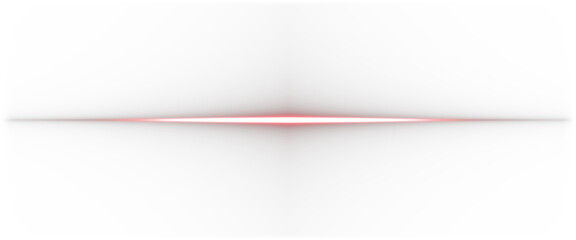 Obraz premium Radiant red light streak, luminous optical flare effect, glowing beam with subtle diffusion and edge softness.