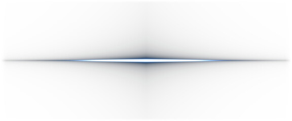 Obraz premium Narrow blue light beam, minimalist light strip, illumination, modern lighting element, abstract light design.