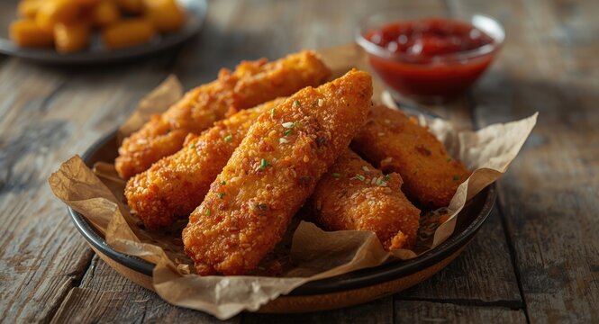 Tasty chickpea battered basa fish pakora served with chutney