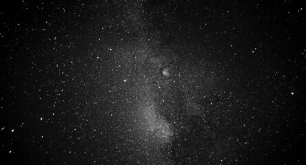 Obraz premium captivating night sky with brilliant stars in black and white