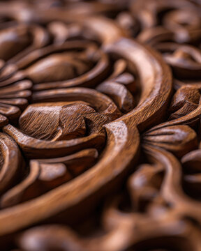 Intricate Carved Wood Detail