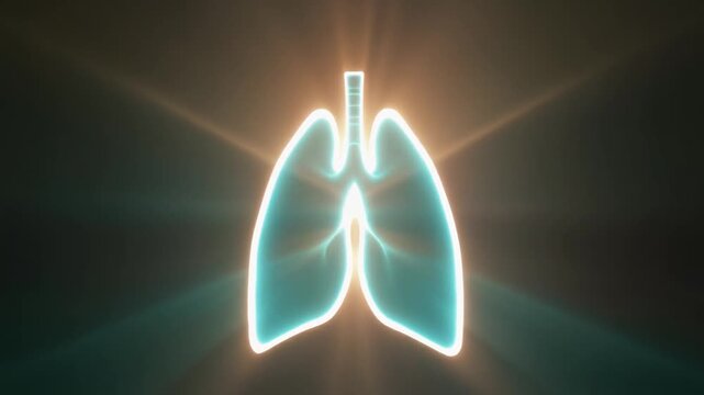 Calm breathing exercise light rhythm relaxation background