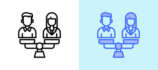 Social Equality whitegreen icon