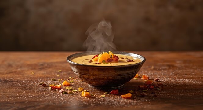Flavorful sweet treat of mixed fruit rabdi made from condensed milk and dried fruits