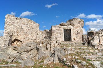 Ruins of Gessopalena in Abruzzo, Italy