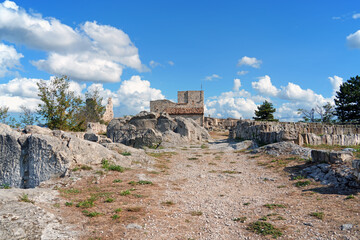 Ruins of Gessopalena in Abruzzo, Italy