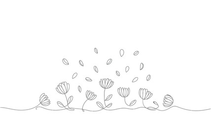Fototapeta premium Simple black and white illustration of a looping jump rope