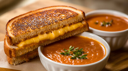 pumpkin soup with croutons