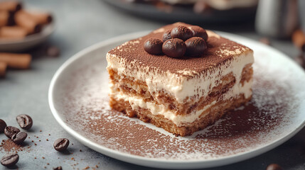 piece of chocolate cake with coffee