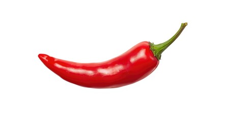 Ripe chili pepper graphic on a solid white backdrop