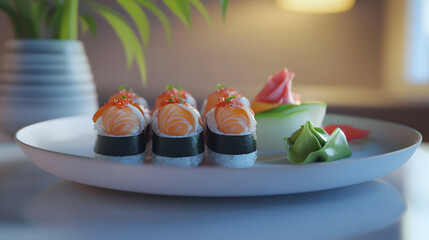 salad with salmon and avocado