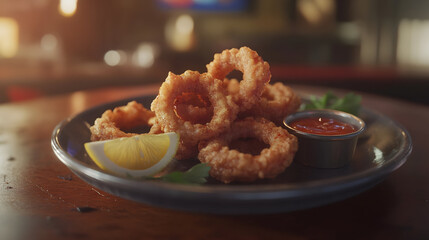 japanese cuisine fried chicken and vegetable