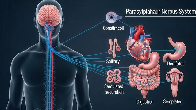 Parasympathetic nervous system: influence on internal organs