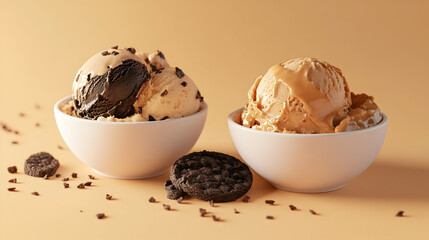 chocolate ice cream with chocolate