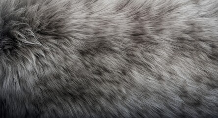 Fototapeta premium Luxury gray fur texture surface with detailed pattern