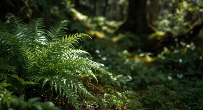 Polystichum setiferum fern detailed characteristics with its typical habitat description