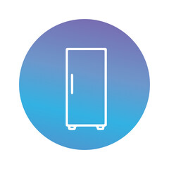 Refrigerator Icon vector design 