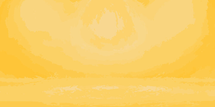 Abstract yellow background with blurred cloud like formations