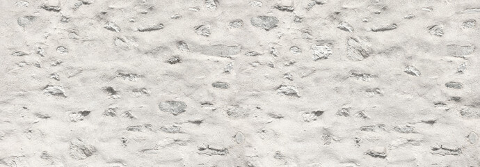 White stone wall texture background with plaster © Kornienko Alexandr