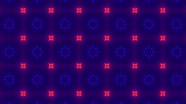 Mathematical fractal kaleidoscope for art galleries, educational content, and science documentaries. Sacred geometry patterns with Fibonacci sequence. Seamless loop. 4K.