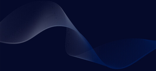 Premium background design with diagonal dark blue line pattern. abstract dark blue background. wavy lines background.