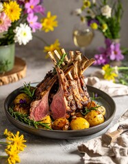 Lammbraten mit Fr&uuml;hlingskr&auml;utern