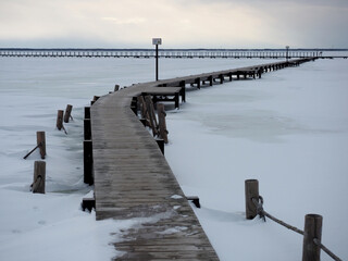 トドワラに向かう木道