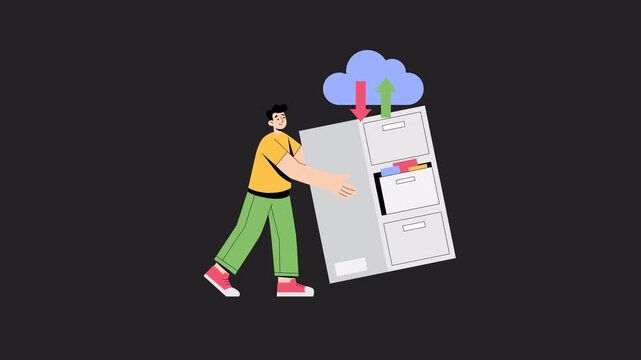 Data Migration Alpha channel Animation