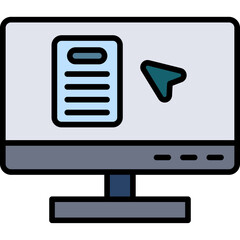 Online Learning Icon