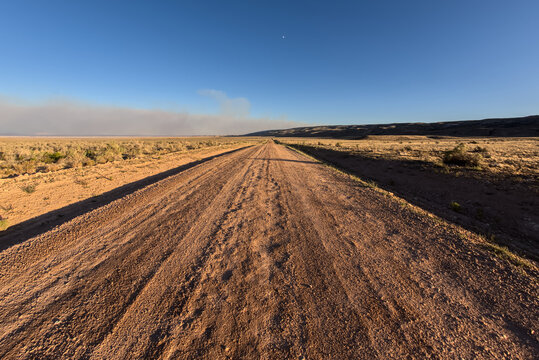 Smoke from the Dragon Bravo Wildfire burning on Grand Canyon North Rim billowing off the Kaibab Plateau, United States