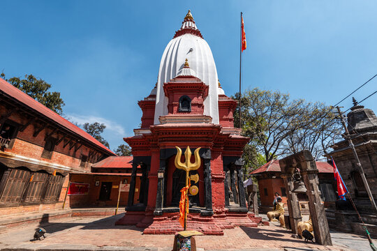 Mrigasthali temple stands tall with dedication as locals visit for worship in Kathmandu, Nepal