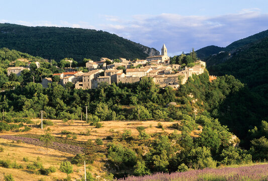 Saint-Auban-sur-l'Ouveze, Drome department, region of Rhone-Alpes, France, Europe