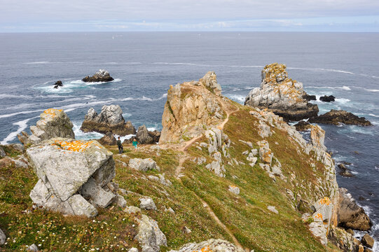 Pointe du Van, Cap Sizun, Finistere department, Brittany region, France