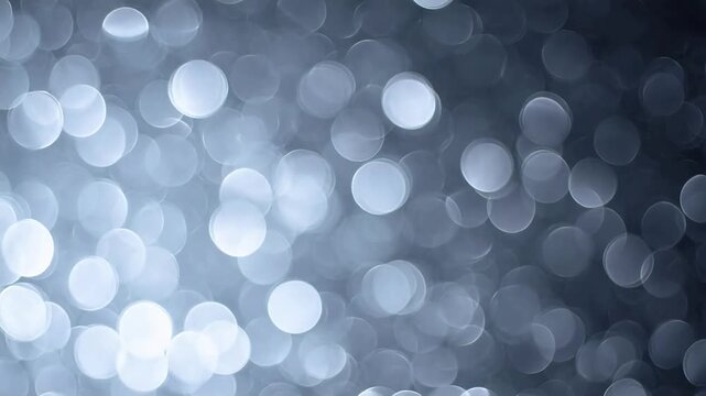 Abstract pattern of glowing circles