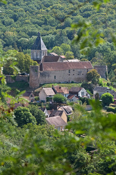 Village of Gargilesse-Dampierre, Department of Indre, Historic Province of Berry, Centre-Val de Loire region, France