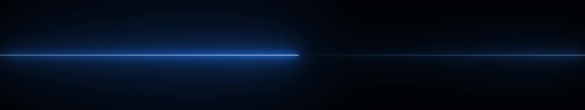Futuristic Abstract Neon Glowing Laser Lines widescreen Transition &ndash; Shiny Saber Animation Moving Left to Right in ultrawide on Black Background