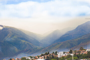 view from the top of the mountain Cochabamba