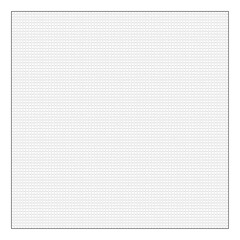 Square sheet with fine grid markings for drawing. Simple black and white vector isolated on white background