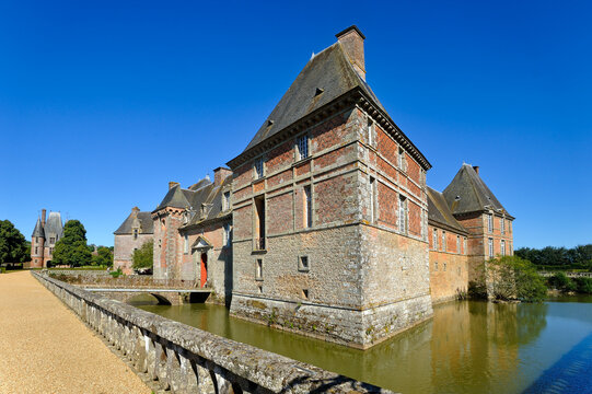 Chateau de Carrouges, Domfront, department of Orne, Normandie region, France, Europe