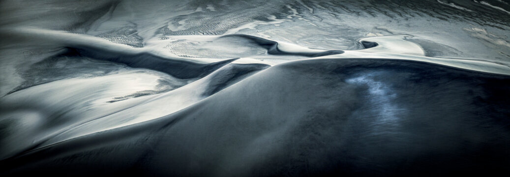 Patterns of pumice dunes, El Penon, Puna, Catamarca, Argentina