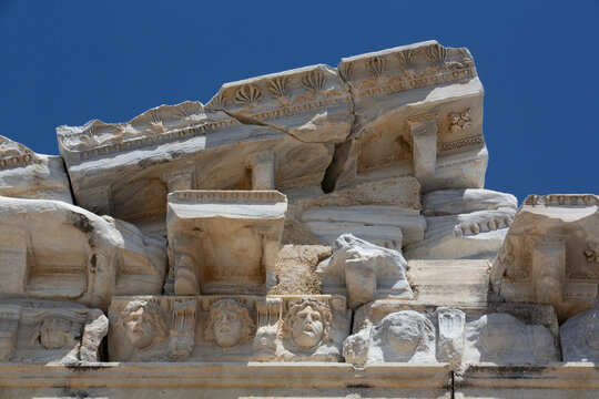 Temple of Apollo (2nd Century AD), Side, Antalya, Turkey