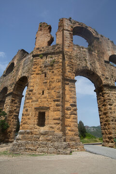 Aspendos Aquaduct, 2nd Century AD, Serik, Antalya, Turkey