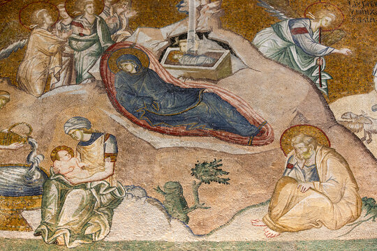 Bzantine Mosaics, Kariye Mosque (also Church of the Holy Savior of Chora), UNESCO, Istanbul, Turkey